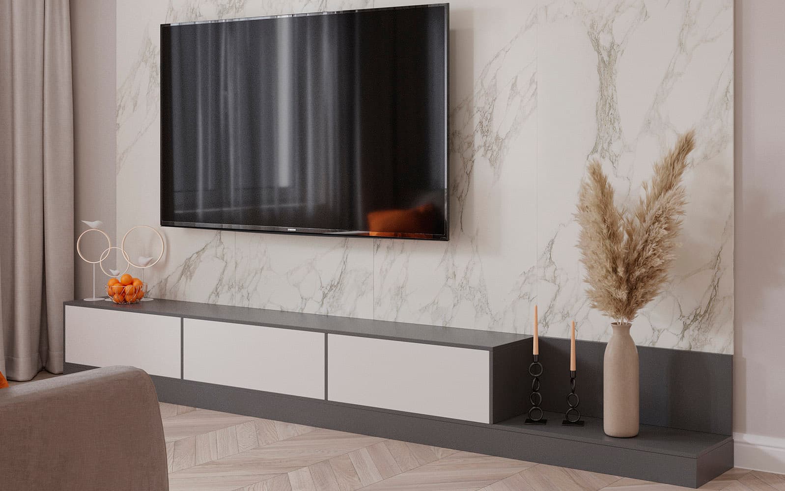Напольная ТВ тумба Лайт-1